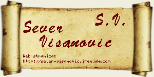Sever Višanović vizit kartica